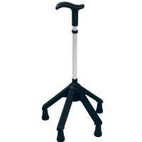 Gehstöcke und Krücken 4 Fuß Gehhilfe schwarz Gehstöcke und Krücken 4 Fuß Gehhilfe schwarz